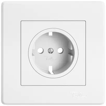 Kit di copertura EDIZIO.liv per SCHUKO 96×96mm bianco 