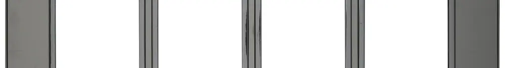 Intestazione INC Legrand Arteor 1×4 orizzontale 269×92mm Stainless Steel 