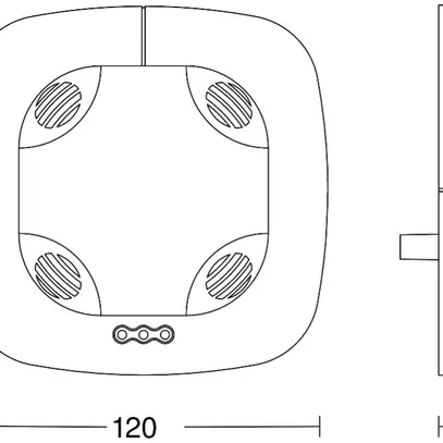 EB-Präsenzmelder Steinel US KNX 360°h=2.8m Ø10m 