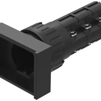 Interruttore luminoso INS EAO 31 18×24mm 3R+3Ch nero 