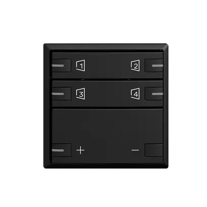 Kit montaggio Edue zeptrionAIR F, WLAN, dimmer, RGB-LED, 2×tasto, 2×commando ne 