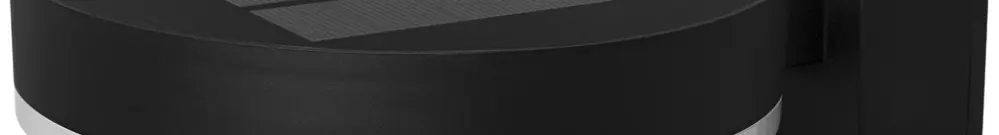 Lanterne LED LDV ENDURA STYLE solair senseur Wall Circle, 6W noir 