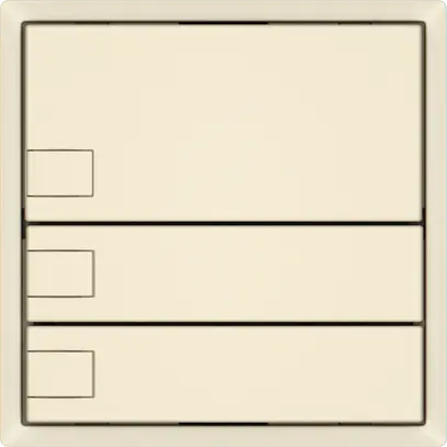 Universaltaster EDIZIO.liv UNI SNAPFIX® 12…48V o.LED 3× 1-Tbed.cr 