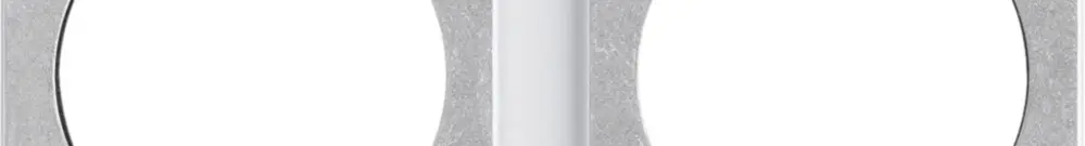 En-tête ENC robusto 1×2 blanc 