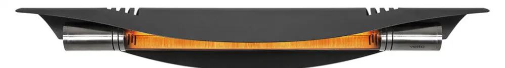 Infrarot/Heizstrahler Veito Manta Carbon, 2500W, 1 Stufe, IP55, schwarz 