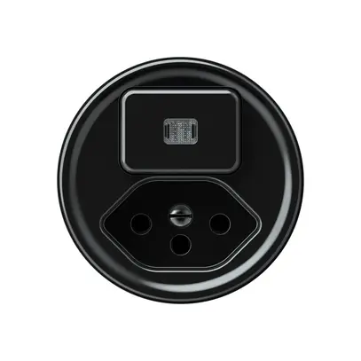 Kit frontal origin combinaison bouton simple lumineux + T13 shutter 60×60mm no 