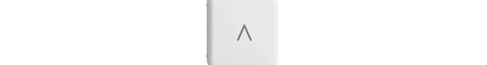 Pulsante 1/4 INC Sdue Wiser simbolo freccia su bianco 