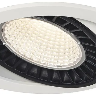 Downlight LED SLV SUPROS 31W 2600lm 3000K 60° Ø165×110mm blanc 