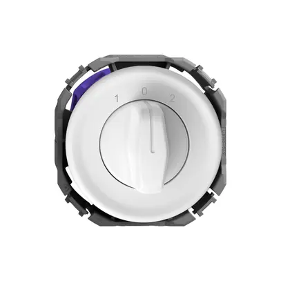Interruttore rotativo STANDARDdue manig.invert.rich.pos.0 2P 1-0-2 p=50mm bi 