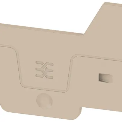 Piastra terminale Weidmüller ALEP 3C 4mm² 69.6×45.3×2.1mm beige 