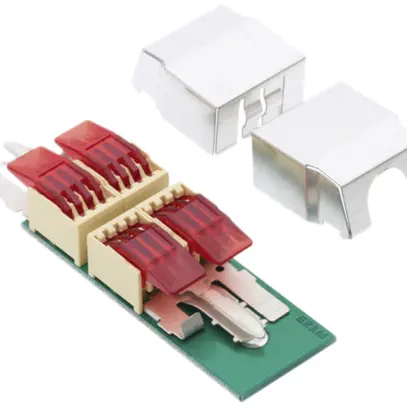 Module de connexion R&Mfreenet, cat.6A EasyLock, blindé 