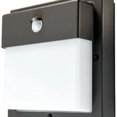 Applique SG Bassi PIR E27 1×15W IP65 240×240mm anthracite 