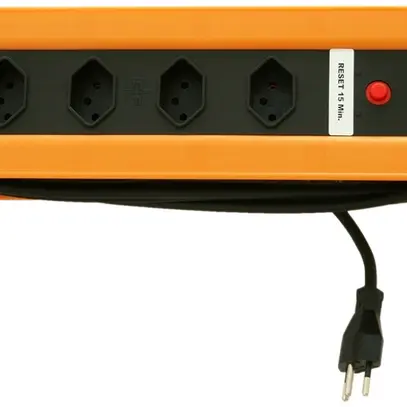 Prise multiple EFCO PICO 4×T13 Gd 3×1mm² 10m orange 