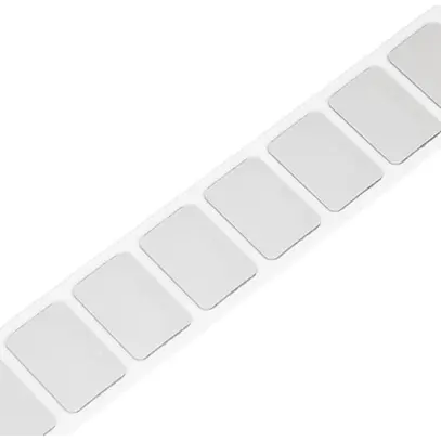 Plaquette indicatrice WAGO 210-848, 27×27mm, vierge argent, 250pcs/bobine 