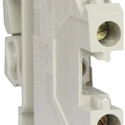 Morsetto di passaggio Hager 4mm², L, 800V/32A, a vite, aperto sul lato 