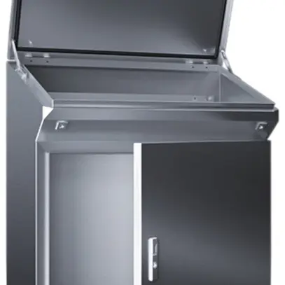 Console fissa Rittal TP 2684.600 800×960×480mm 1 battente acciaio affinato IP55 
