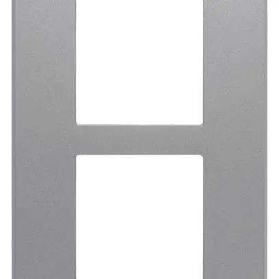 Intestazione INC Legrand Arteor 2×1 verticale 92×157mm Soft Alu 