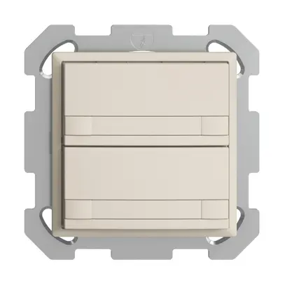 Poussoir KNX RGB ENC EDUE, 250mW, s.LED, papier, 2×poussoir comm.2×touches crema 