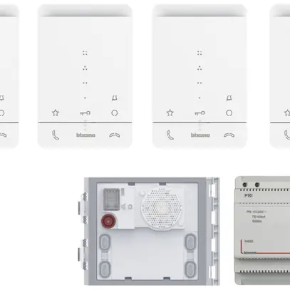 Kit citofono porta audio starter Bticino, 2 fili, SFERAnew / CLASSE 100 