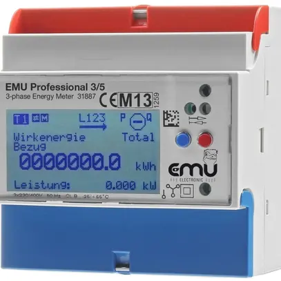 Compteur d'énergie AMD EMU 3L 230/400VAC/5A/1A Modbus 