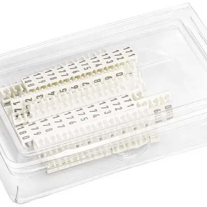Placchette di marcaggio Hager 1…100, 25 striscia 