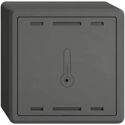 Sensore temperatura ambiente AP EDIZIO.liv Wiser SNAPFIX® K+ 230V 74×74×54mm grs 