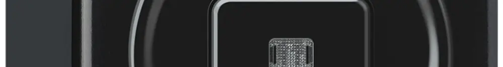 Interrupteur à poussoir lumineux AP origin sch 3 LED 88×88×54mm noir 