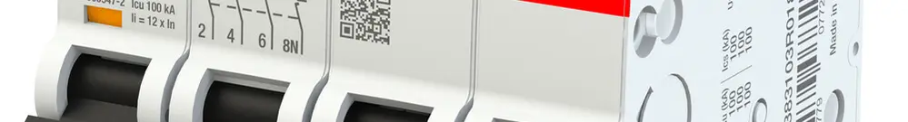 Disgiuntore ABB MCB S300P 3P+N 415V tipo K 0.75A Icn 25kA Icu 100kA 4UM 