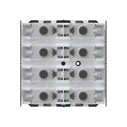 Pulsante KNX Hager 8×tasti 8×punti azionamento LED grigio 