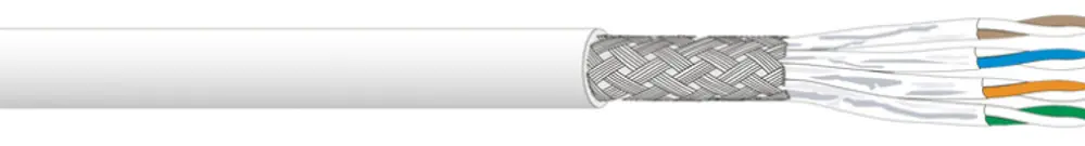 Datenkabel Dätwyler CU 7000 4P S/FTP, Kat.7 FRNC/LSZH Dca 305m weiss 