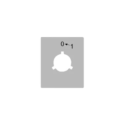 Disco indicatore FLF 0<-1 per interr. rotativo FH 