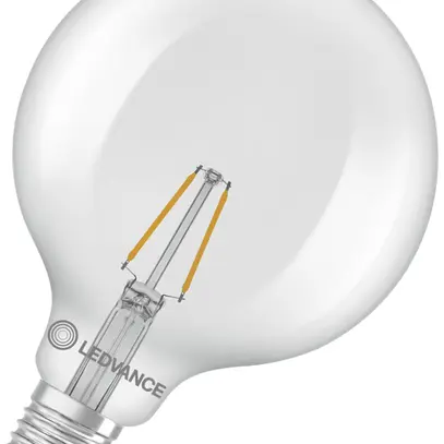 Lampada LED LEDVANCE CLASSIC GLOBE E27 1.8W 250lm 827 R39 chiaro Ø125×168mm 