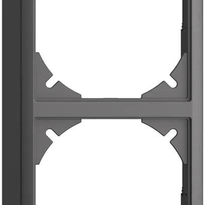 Capot EDIZIOdue 54mm I-I gris foncé pour combinaison vertical/horizontal 