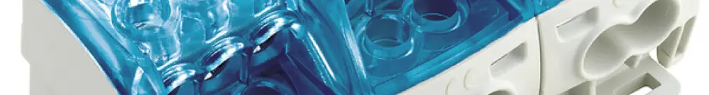 Bloc répartiteur Weidmüller 3×25/6×16+9×10 mm² bleu 