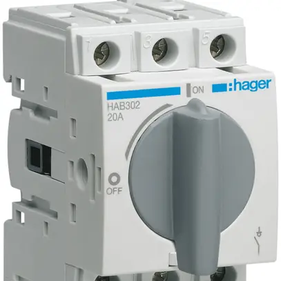 Interruttore sezionatore Hager HAB302 3L 20A 