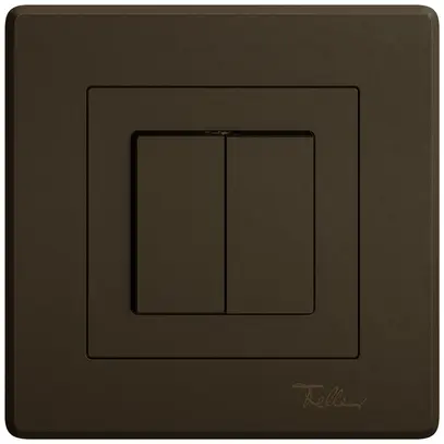 UP-Druckschalter/-taster EDIZIO.liv SNAPFIX® Schliesser-Öffner+Wechsel 3/1L br 