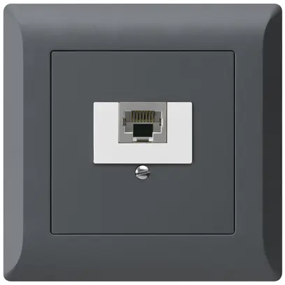 Scatola INC kallysto.line 1×RJ45s antracite 