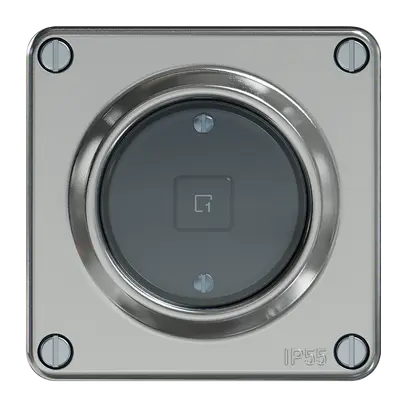 Pulsante scene ELEMENT Wiser 1 scena 1t alluminio 