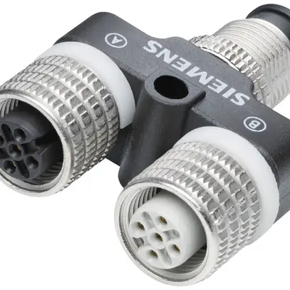 Pezzo di raccordo a Y Siemens SIMATIC DP per periferiche ET200 M12 5-poli 