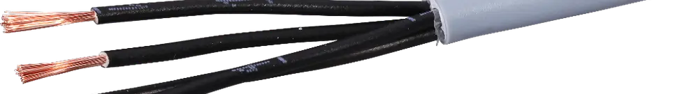 Câble de commande LiYY 4×1mm² numéroté gris Une longueur