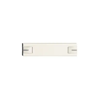 Tasto 1/4 KNX/elettronic.c.LED EDIZIOdue 2×comando simplice bianco 
