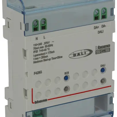Gateway DALI INC Legrand MyHOME 4UM 64 ballasts 