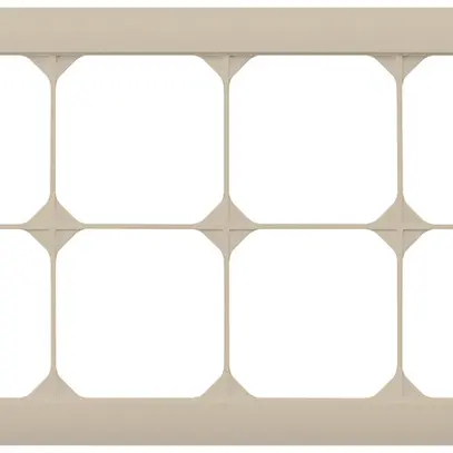 Telaio di copertura INC kallysto.line 2×4 beige orizzontale 152×272mm 