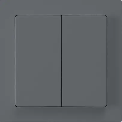 Poussoir ENC kallysto 2×A-R/1P anthracite 