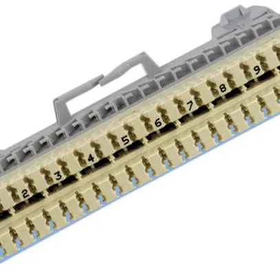 Striscia di sezionamento R&M 10DA 1×0.8mm collegamento verso basso 