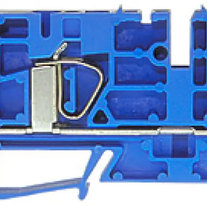 Borne de passage joignable WZ 0.5…4mm² 30A 600V ressort 3×1 rail DIN 35mm bl 