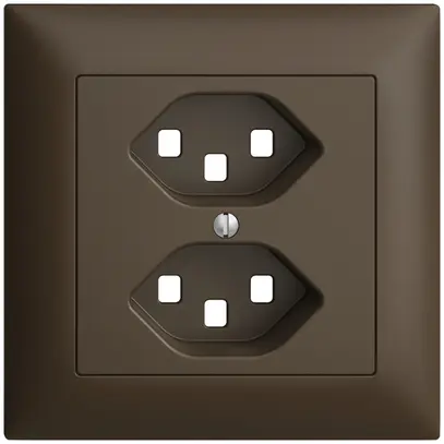 Kit frontale INC EDIZIOdue coffee 88×88mm 2×T23 