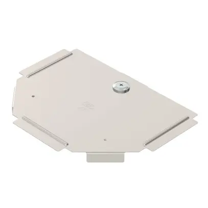 Couvercle BET RTD pour pièce en T 100mm acier fin A4 brut 