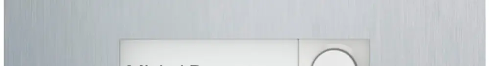 Audio-Türstation ABB-Welcome A21051P1-A-04 1×Taste alu 205×135×18mm 