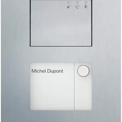 Stazione di porta audio ABB-Welcome A21051P1-A-04 1×tasto alu 205×135×18mm 